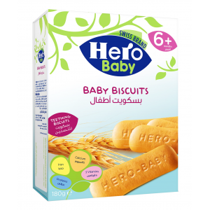 HERO BABY TEETHING BISCUITS 180 GM